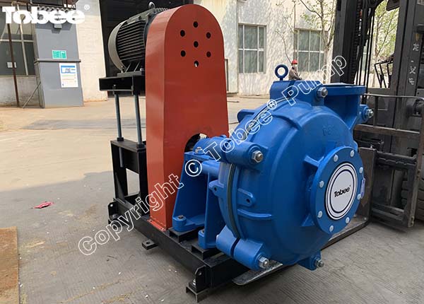 Tobee 8x6 natural rubber lined slurry pump that provide superior corrosion resistanceEmail: Sales7@tobeepump.comWeb: www.tobeepump.com | www.slu...