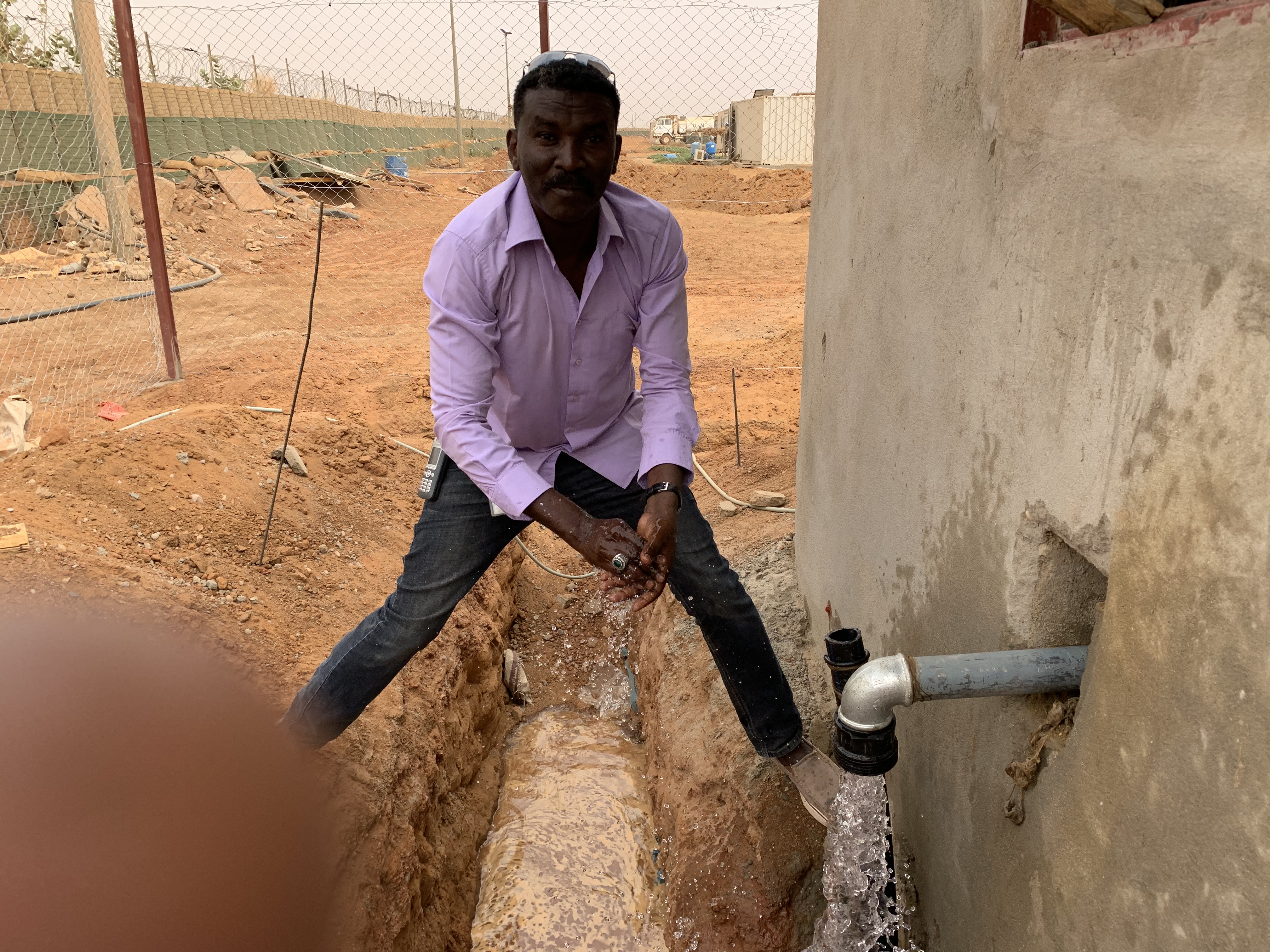 Ibrahim Ibrahim, Water and Sanitation Engineer at MINUSMA