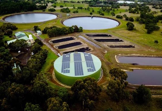 First Large-scale Solar System on a Utility Water Tank in Australia