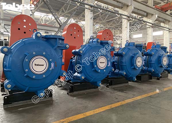 Tobee 8/6E-AHR Slurry Pumps, 6/4D-AHR Slurry Pumps, 4/3C-AHR Slurry Pumps and Some of slurry pump rubber wet-end parts are loaded in one 40'HQ c...