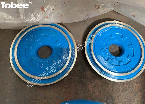 Tobee 2/1.5 B-AH slurry pump wetted parts, B15110A05 volute liner, B15127A05 impeller and B15041A05 frame plate liner insertEmail: Sales7@tobeep...