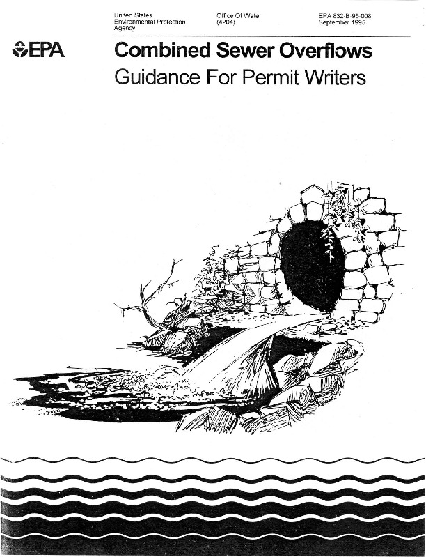 Combined Sewer Overflows Guidance For Permit Writers