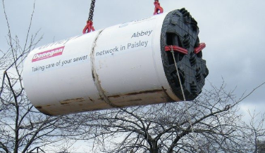 Scottish Water Launches Tunnel Boring Machine