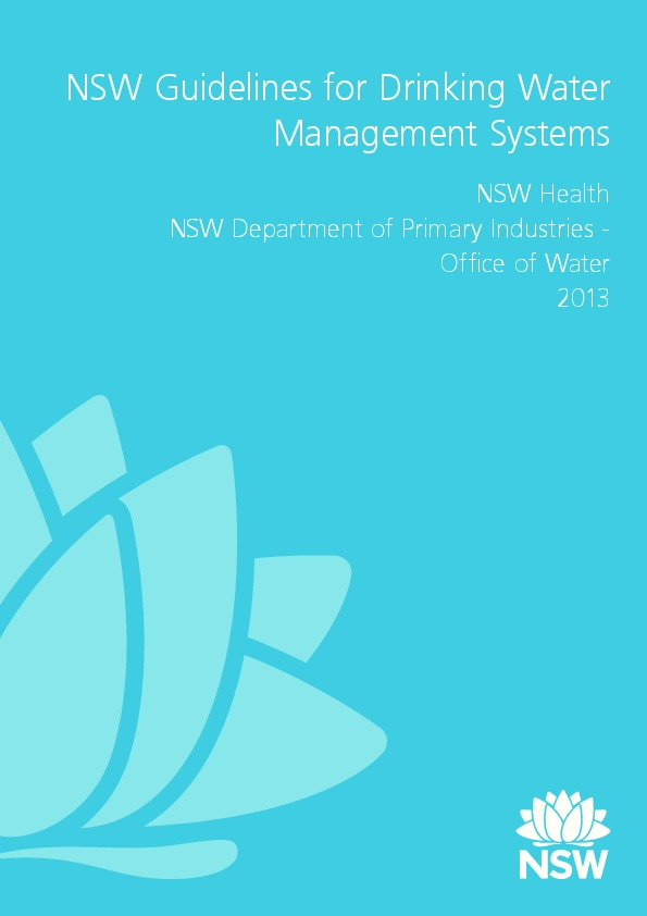 Guidelines for Drinking Water Management Systems