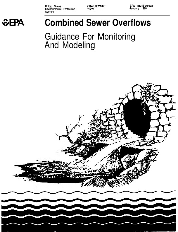 Combined Sewer Overflows: Guidance For Monitoring And Modeling
