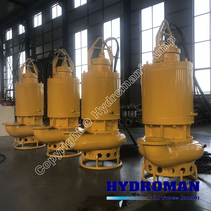 Hydroman&trade;(a Tobee brand) 4 sets x TJQ300-30-55 submersible electric slurry pumps will delivery to PeruEmail: Sales7@tobeepump.comWeb: www.tobe...
