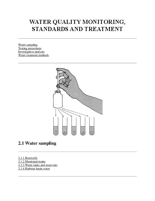 Water Quality Monitoring