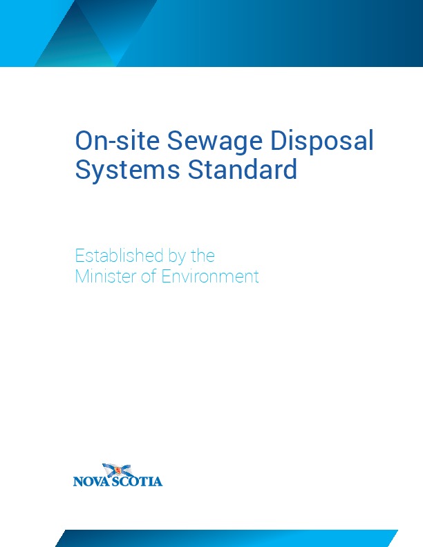 On-site Sewage Disposal Systems Standard