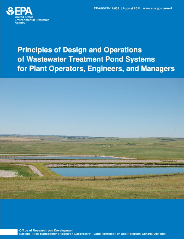 Wastewater Treatment Pond Systems for Plant Operators