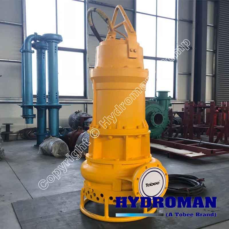 Tobee Hydroman TSQ submersible sand pump with agitator can achieve high concentration delivery without auxiliary equipmentEmail: Sales7@tobeepum...