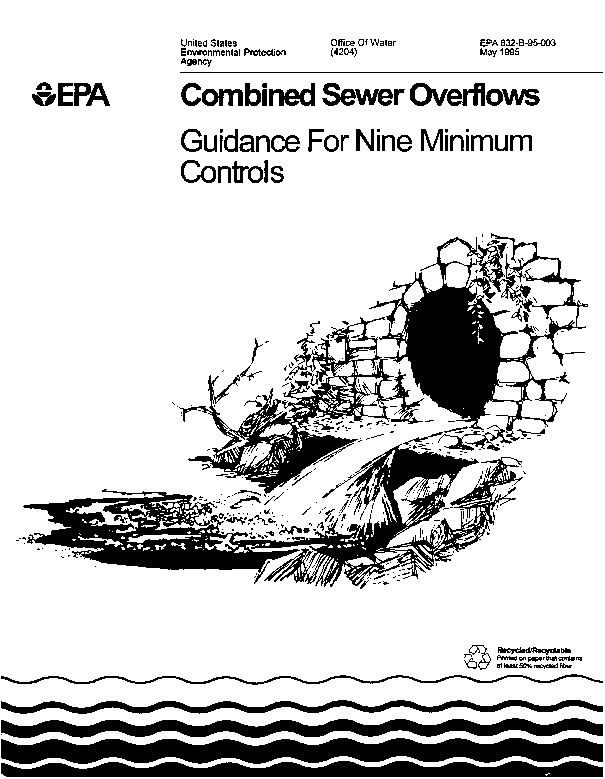 Combined Sewer Overflows Guidance for Nine Minimum Control Measures