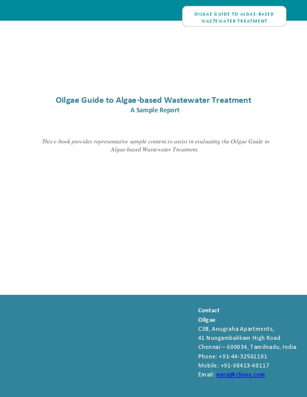 Oilgae Guide to Algae-based Wastewater Treatment